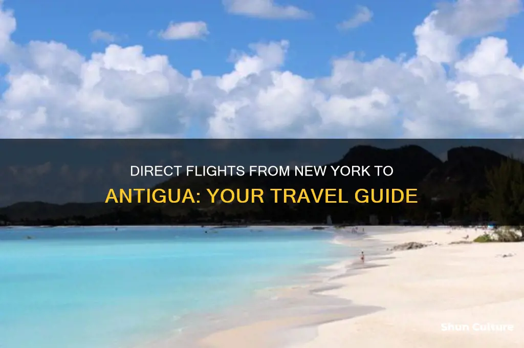are there direct flights from new york to antigua