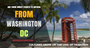 Direct Flights from Washington DC to Antigua: Your Travel Guide