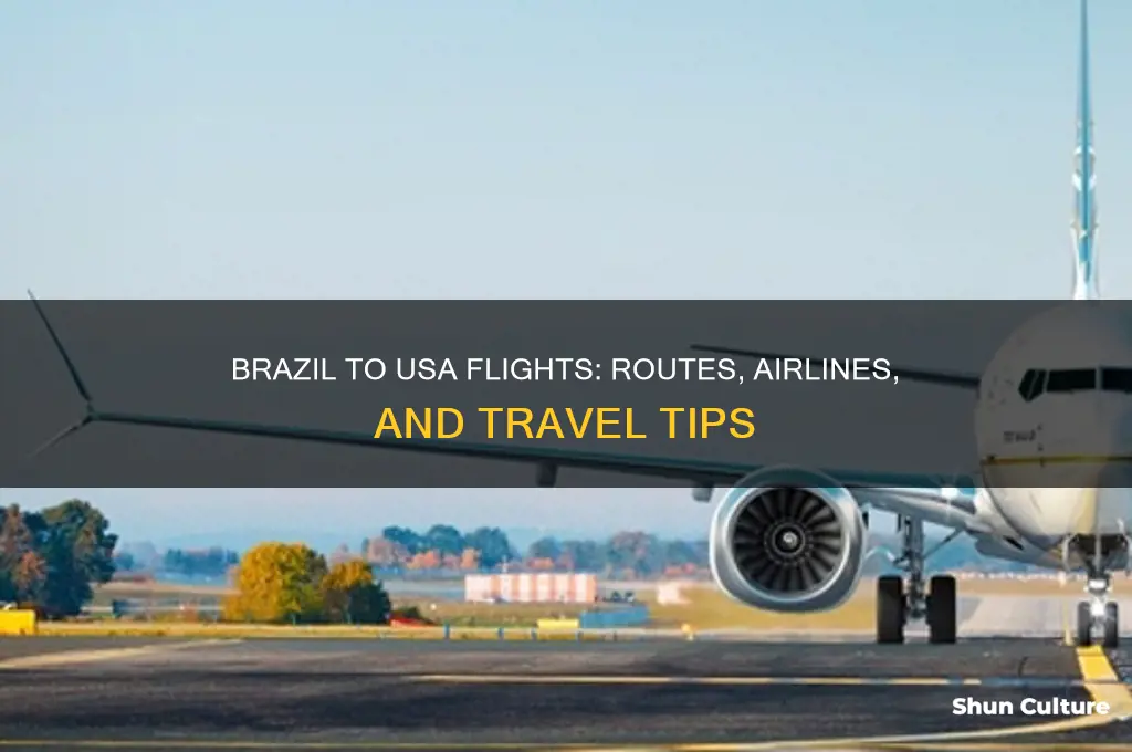 are there flights from brazil to usa
