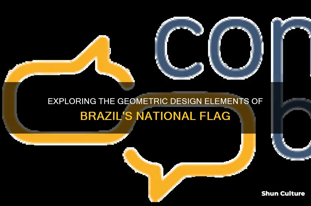 are there geometric shapes on the brazil flag