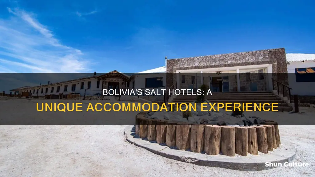 are there hotels made of salt in bolivia