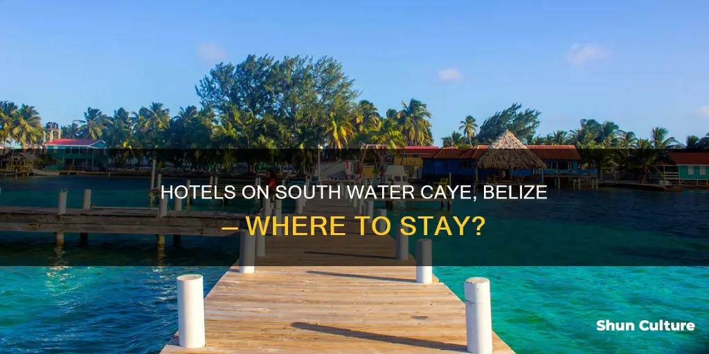 are there hotels on south water caye belize