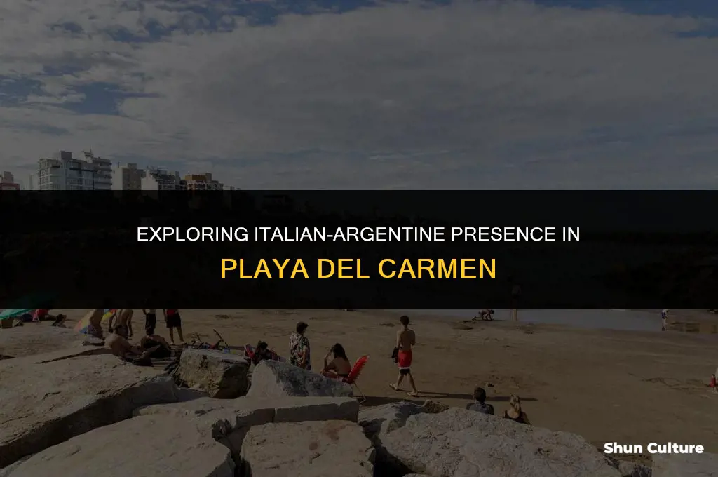 are there italian argentines in playa del carmen