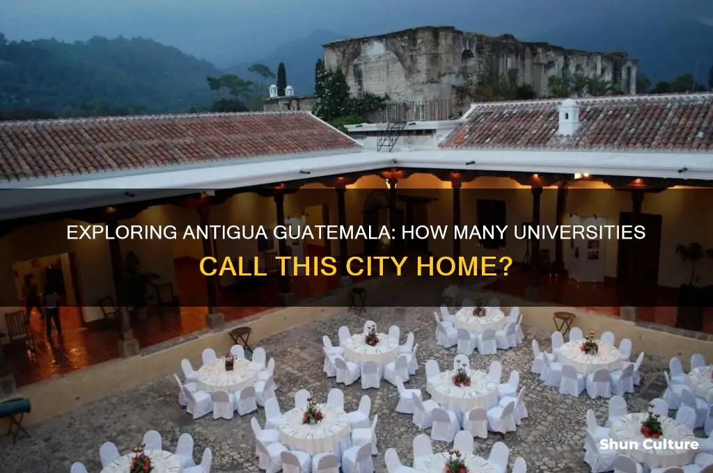are there many universities in antigua guatemala