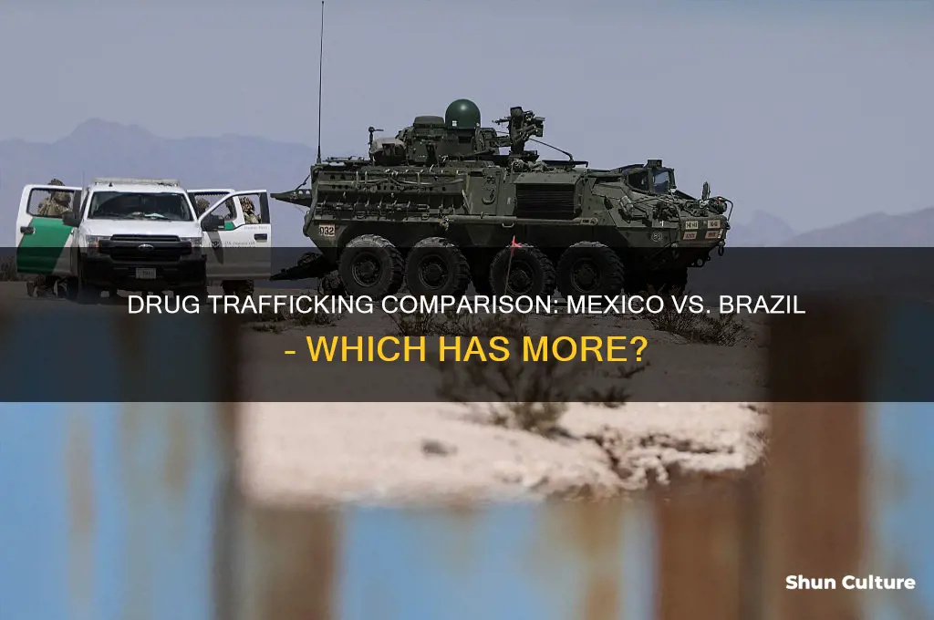 are there more drug traffickers in.mexico or brazil