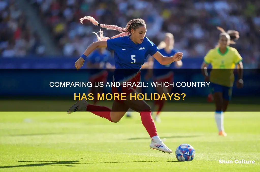 are there more holidays in the united states or brazil