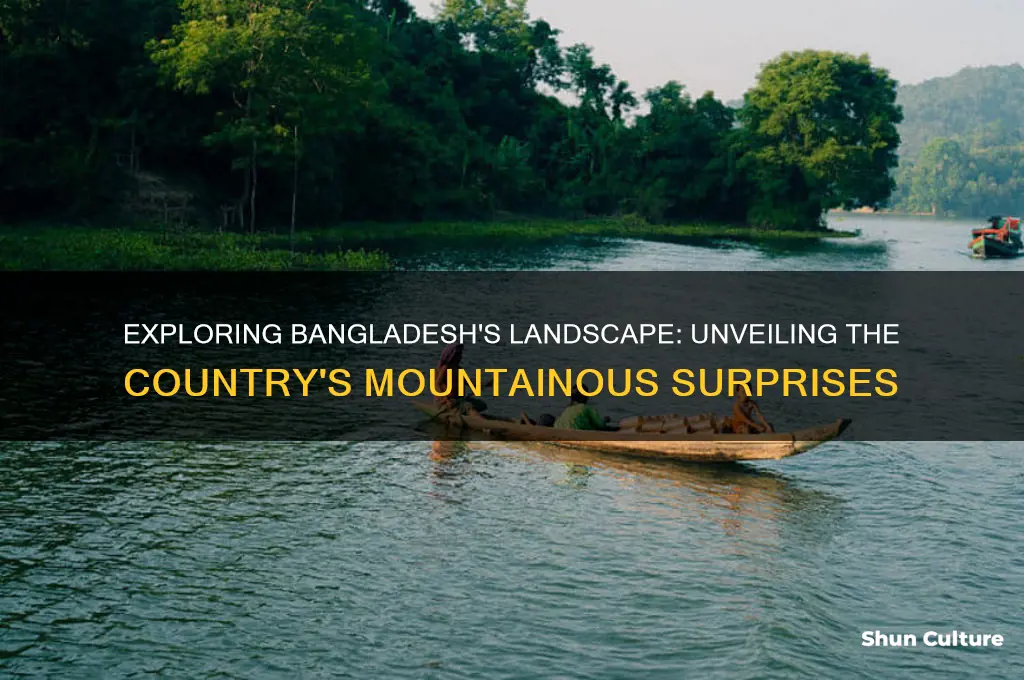 are there mountains in bangladesh