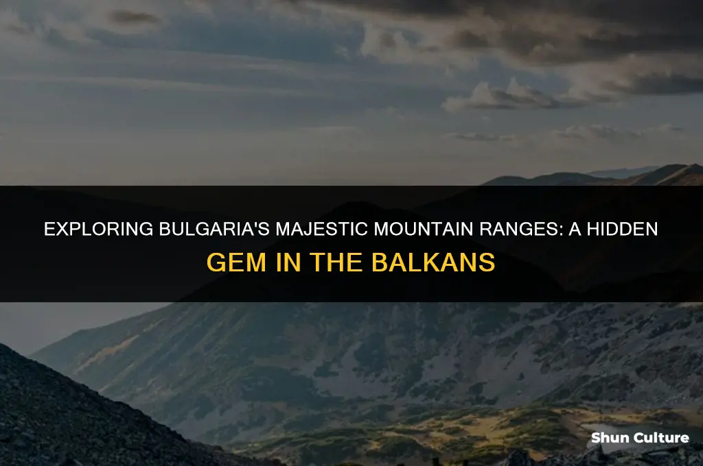 are there mountains in bulgaria
