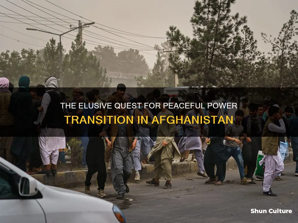 are there peaceful transitions of power in afghanistan