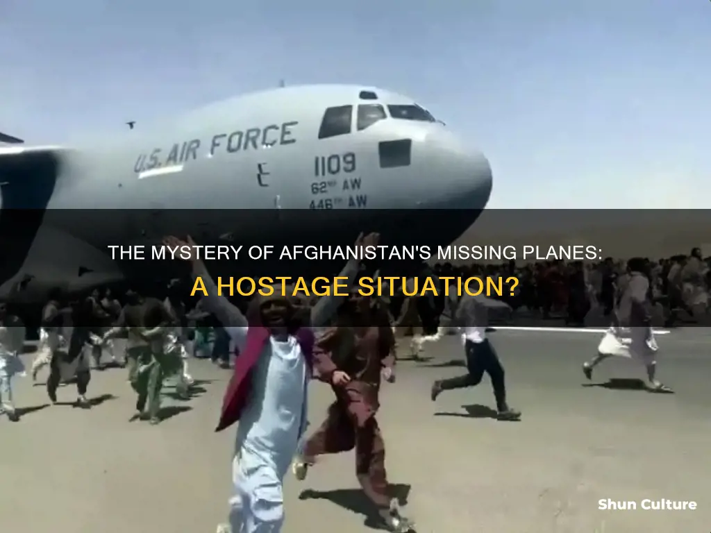 are there planes being held hostage in afghanistan