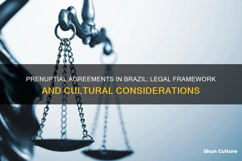 are there prenuptial agreements in brazil