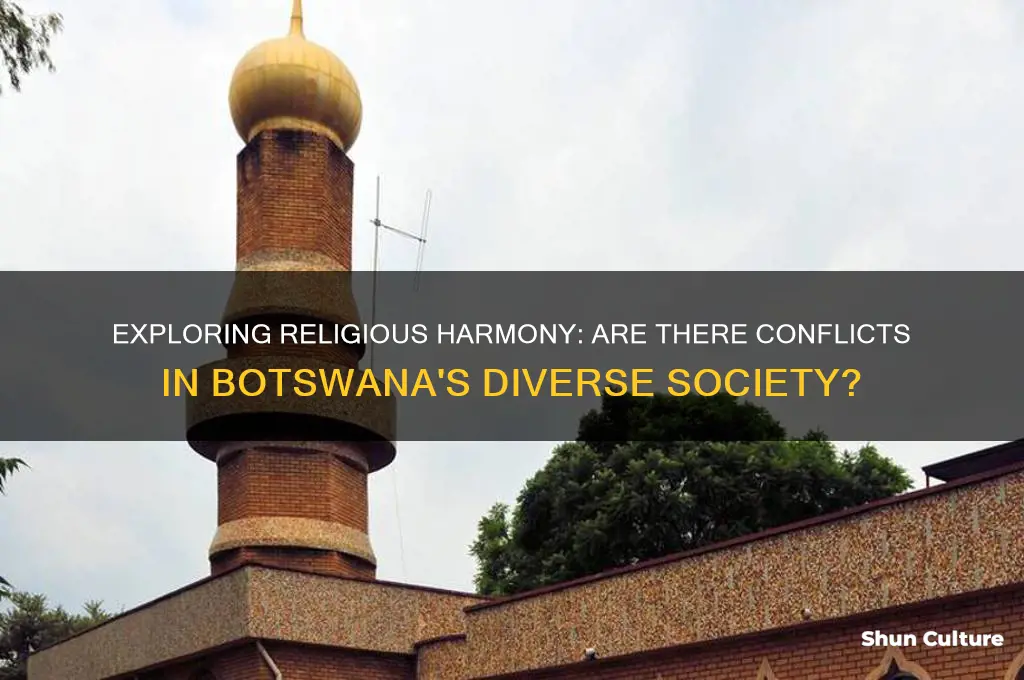 are there religious conflicts in botswana