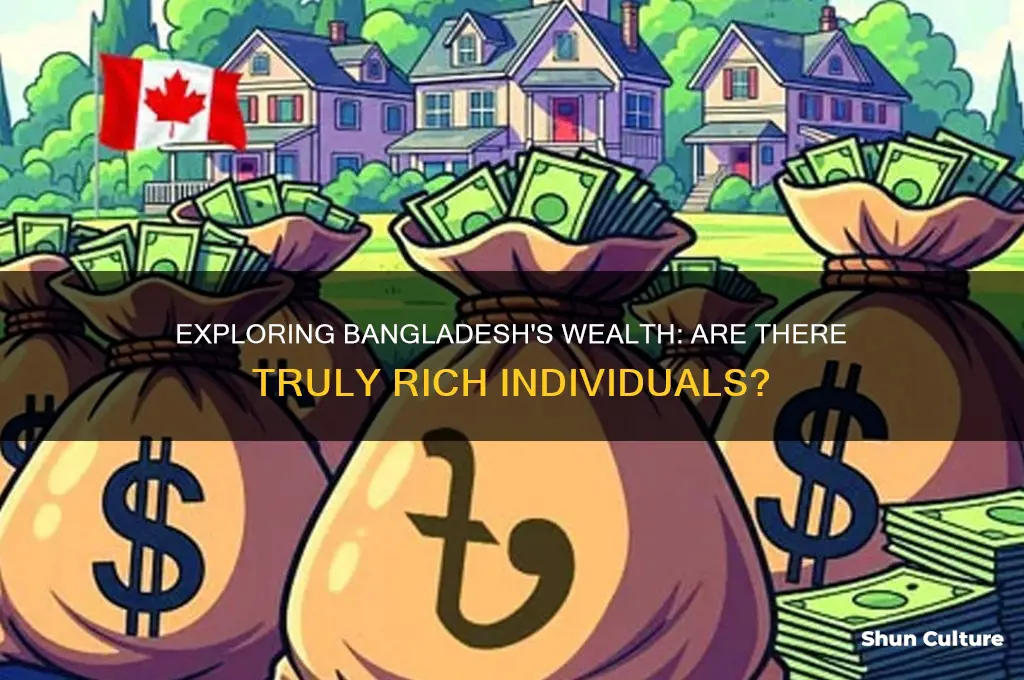 are there rich people in bangladesh