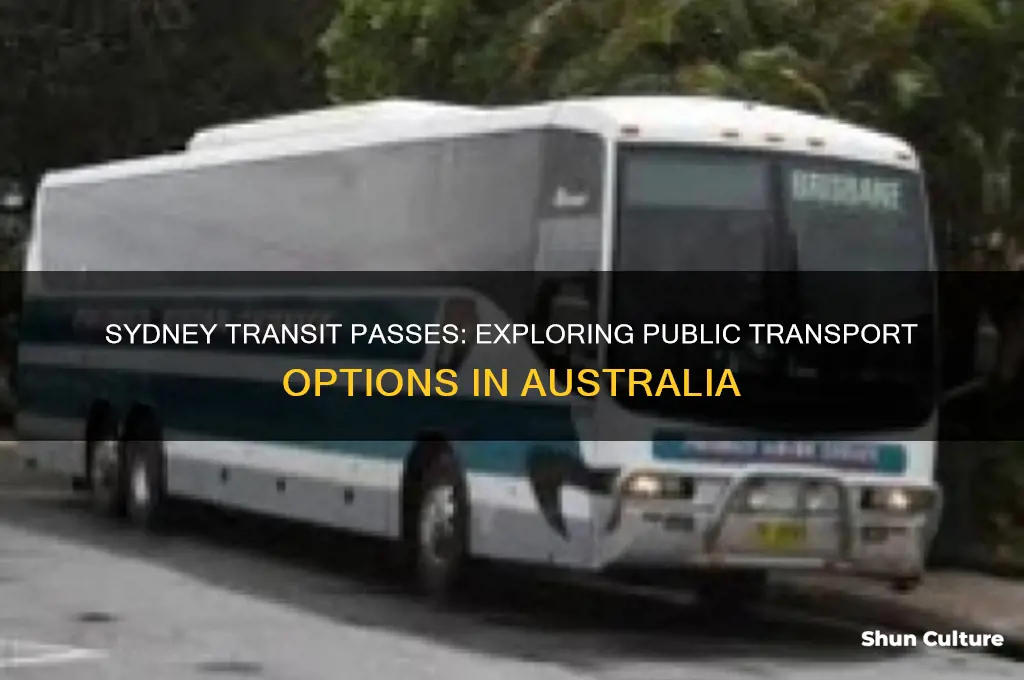 are there transit passes in sydney australia
