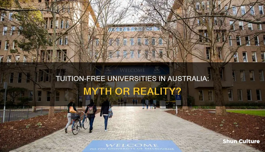 are there tuition free universities in australia