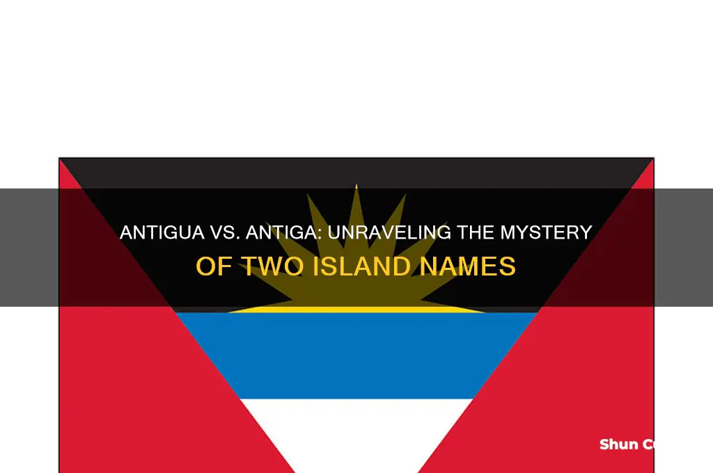 are there two islands antigua and antiga