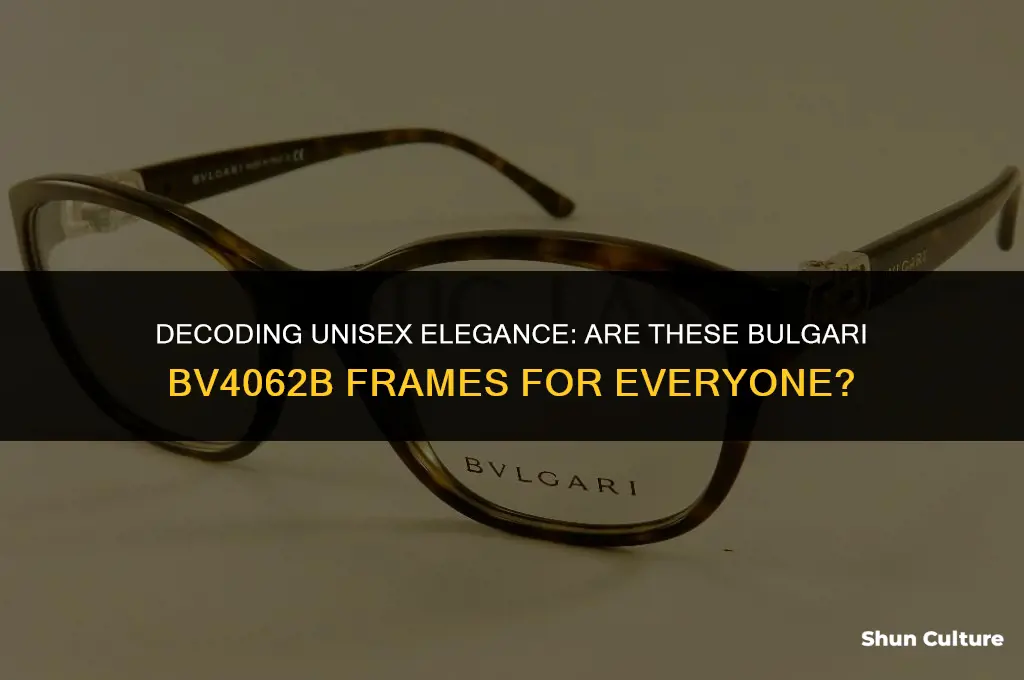 are these frames for women or men bulgari bv4062b