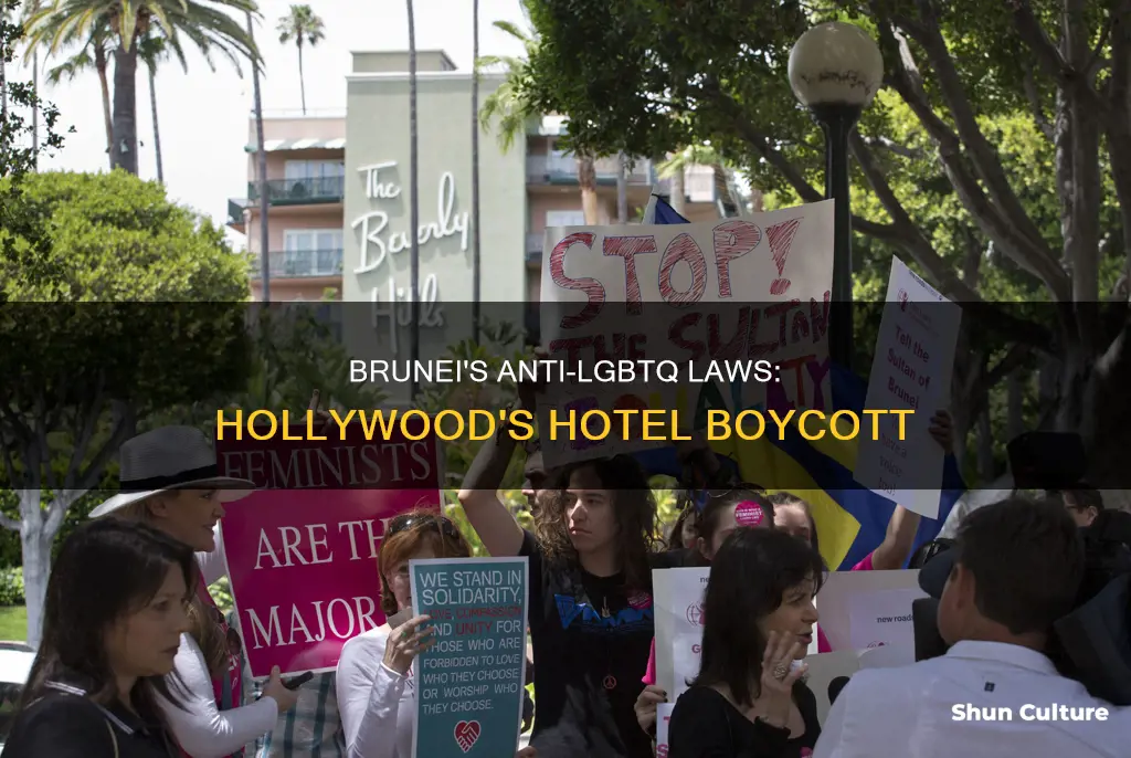 are they really boycotting hollywood hotels brunei