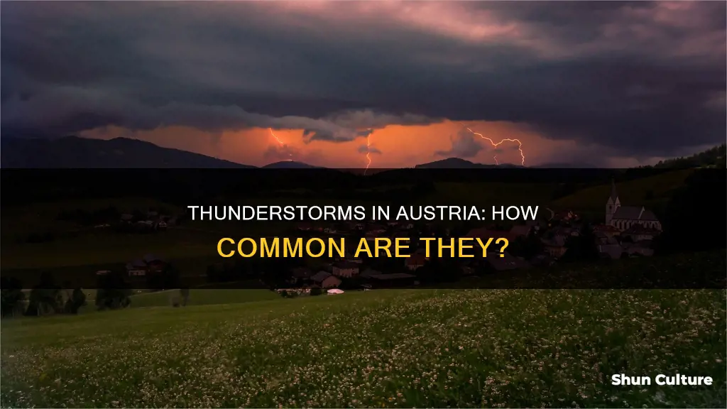 are thunder storms common in austria