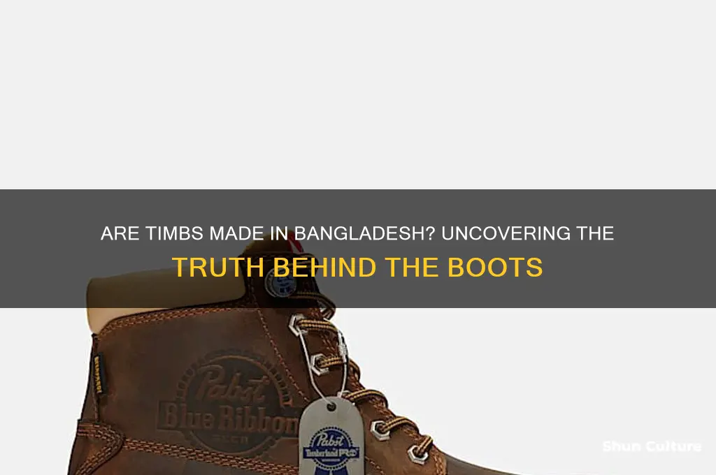 are timbs made in bangladesh