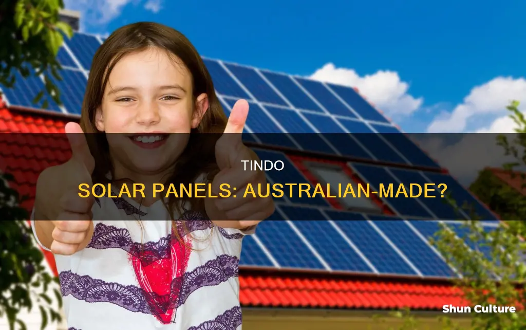 are tindo solar panels made in australia