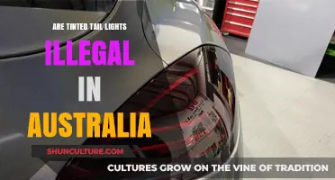 Are Tinted Tail Lights Illegal in Australia? Legal Insights