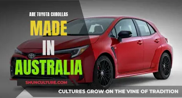 Toyota Corolla: Australian-Made?