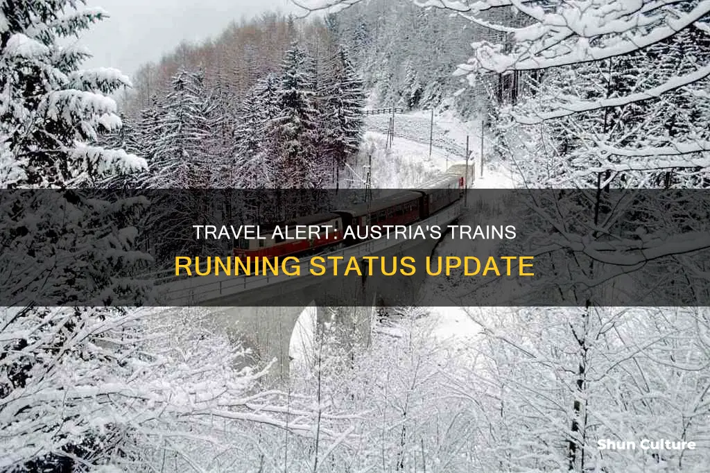 are trains running in austria