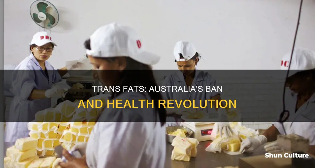 are trans fats banned in australia
