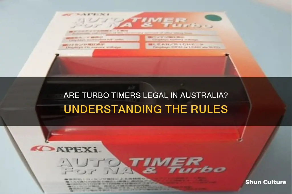 are turbo timers illegal in australia