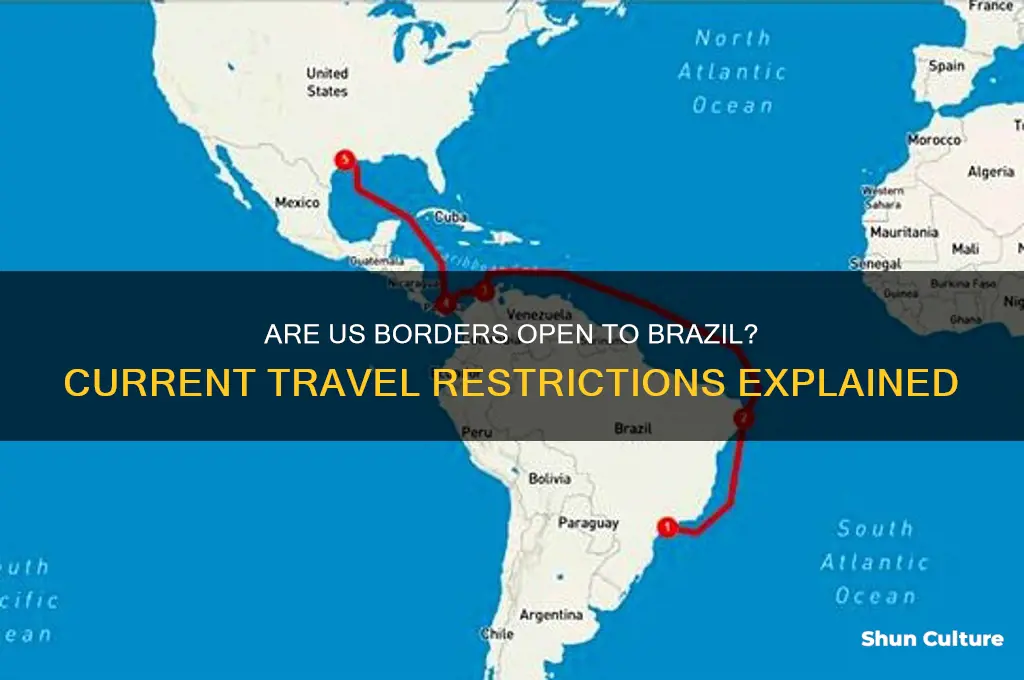 are us borders open to brazil