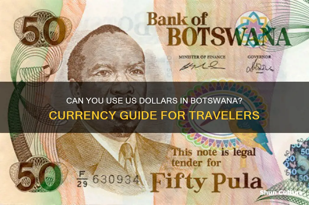 are us doilars accepted in botswana