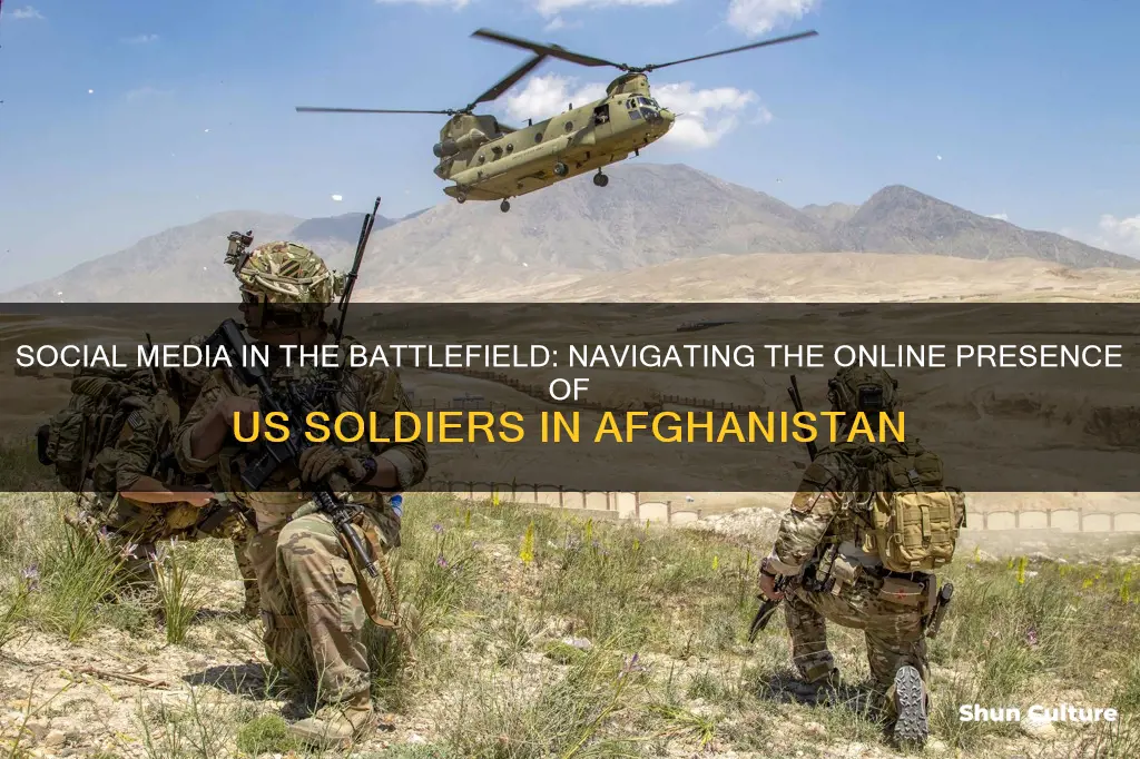 are us soldiers allowed to use social media in afghanistan