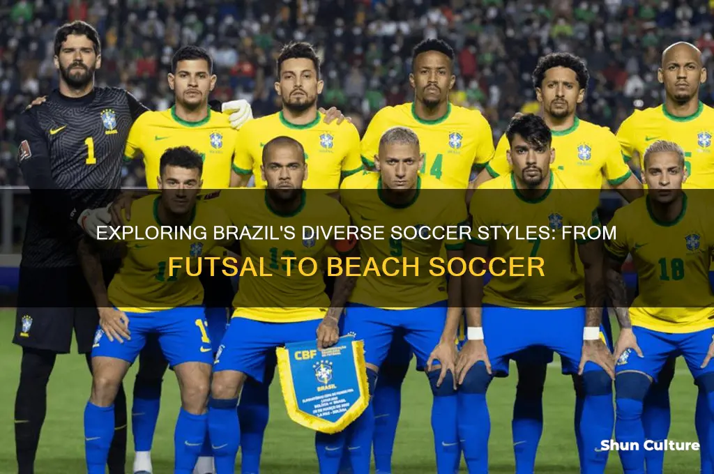 are various types of soccer played in brazil