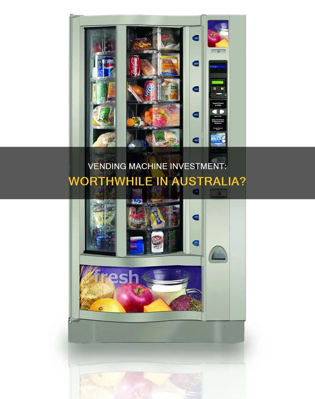 are vending machines a good investment australia
