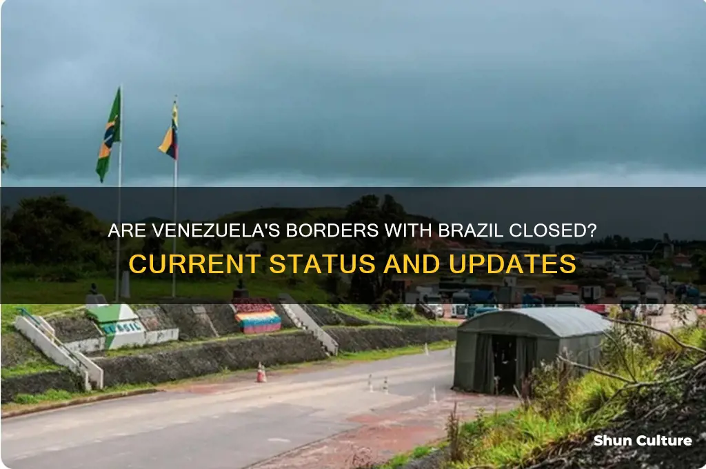 are venezuelas borders closed with brazil