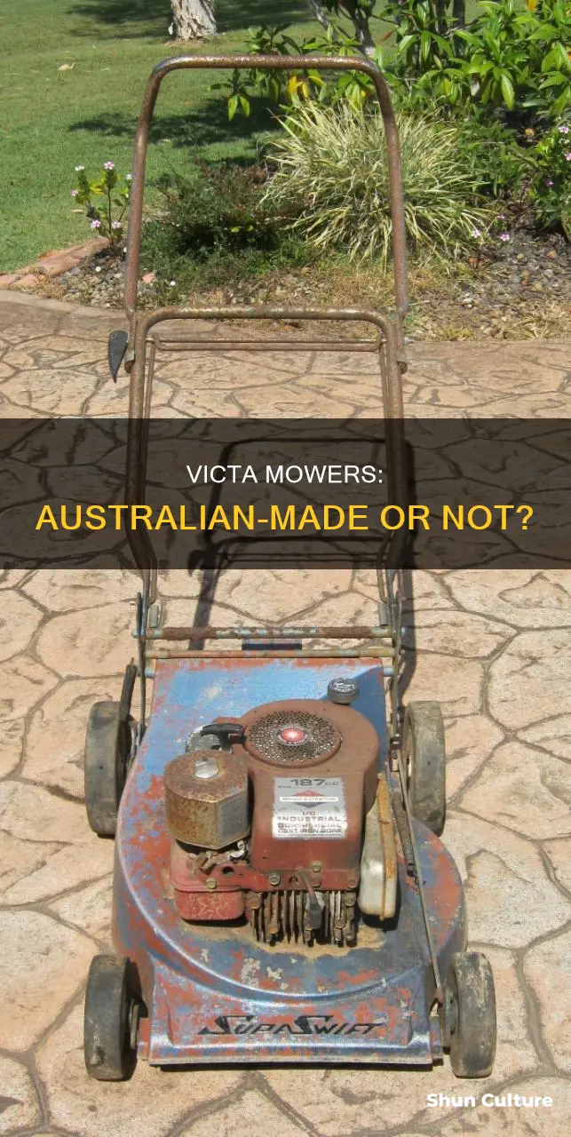 are victa mowers still made in australia victa