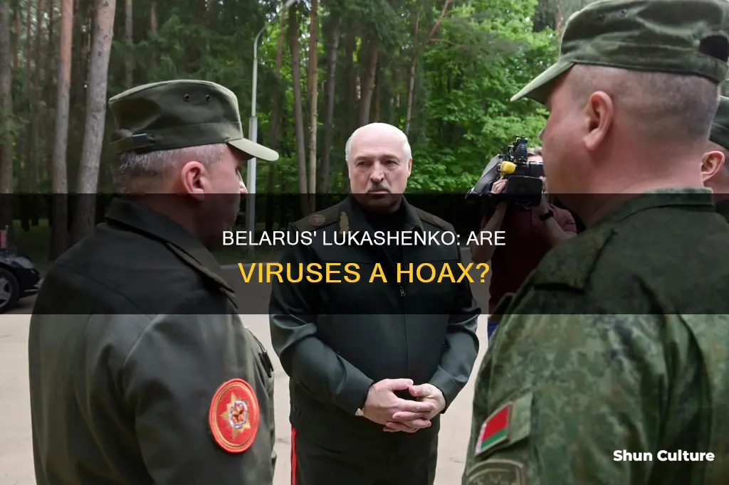 are viruses leader belarus scoffs