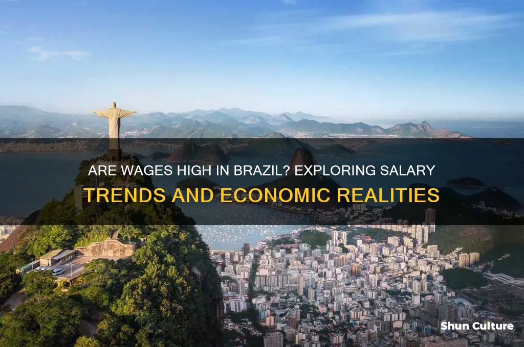 are wages high in brazil