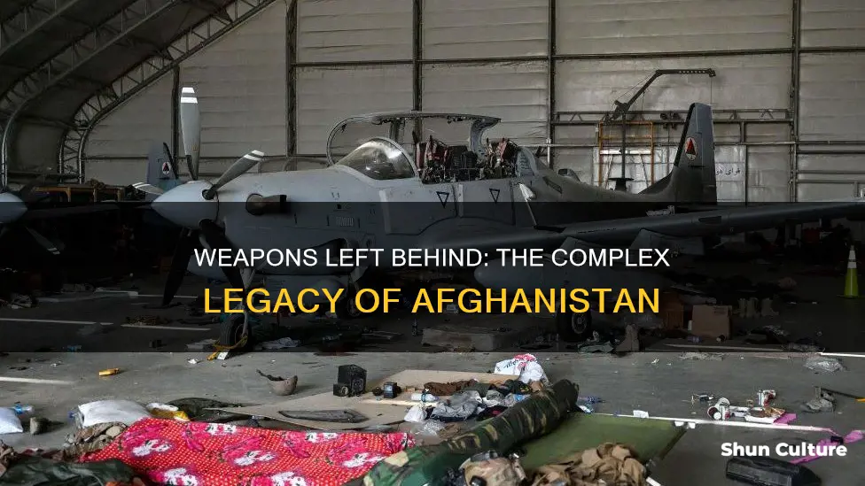 are we leaving weapons in afghanistan