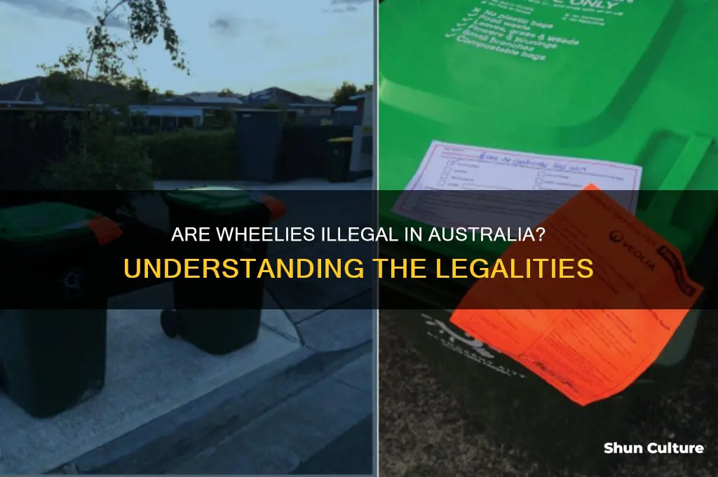 are wheelies illegal in australia
