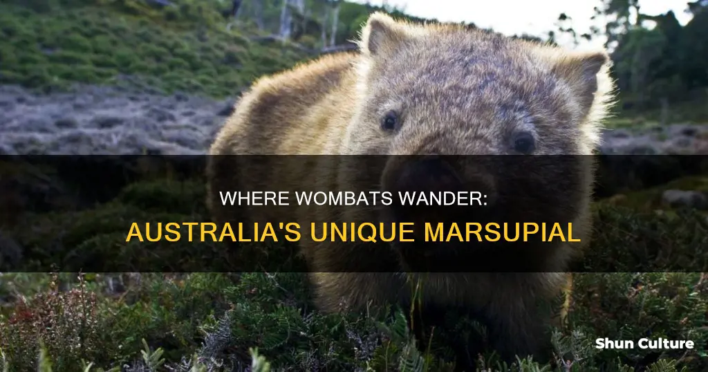 are wombats only found in australia