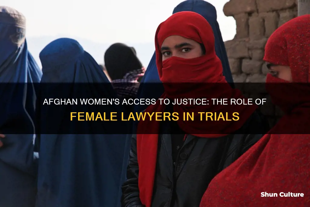 are women allowed lawyers in trial in afghanistan