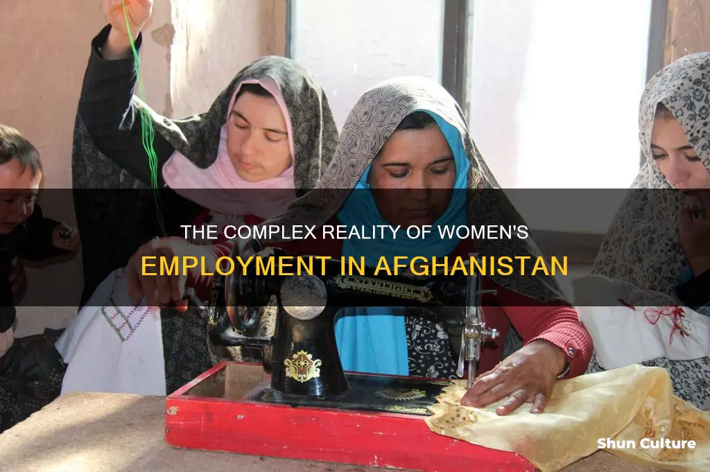 are women allowed to work in afghanistan