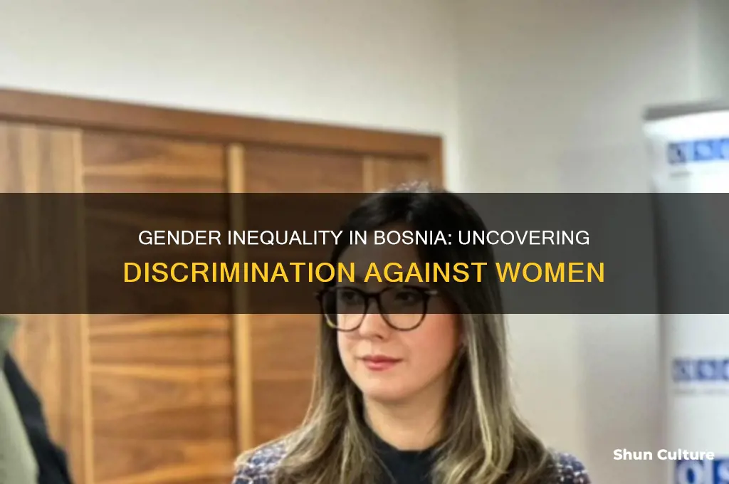 are women discriminarted against in bosnia