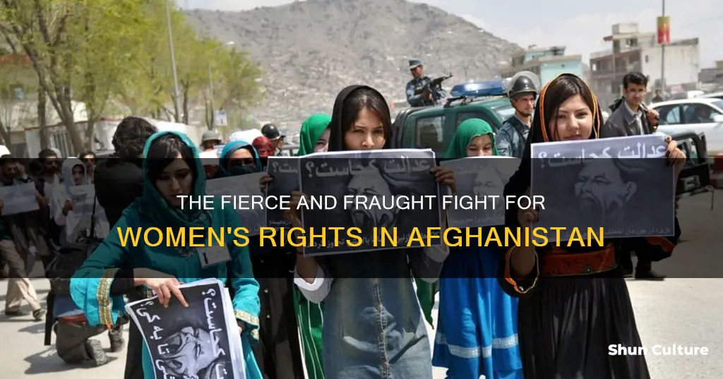 are womens rights protests in afghanistan violent