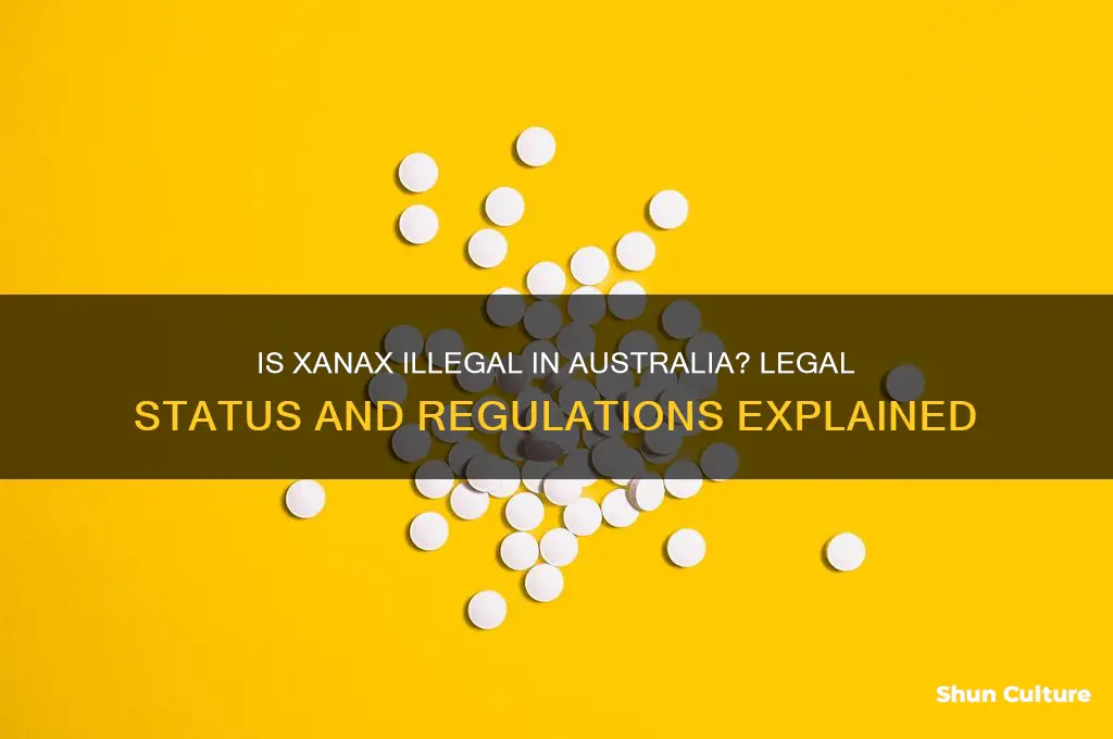 are xanax illegal in australia