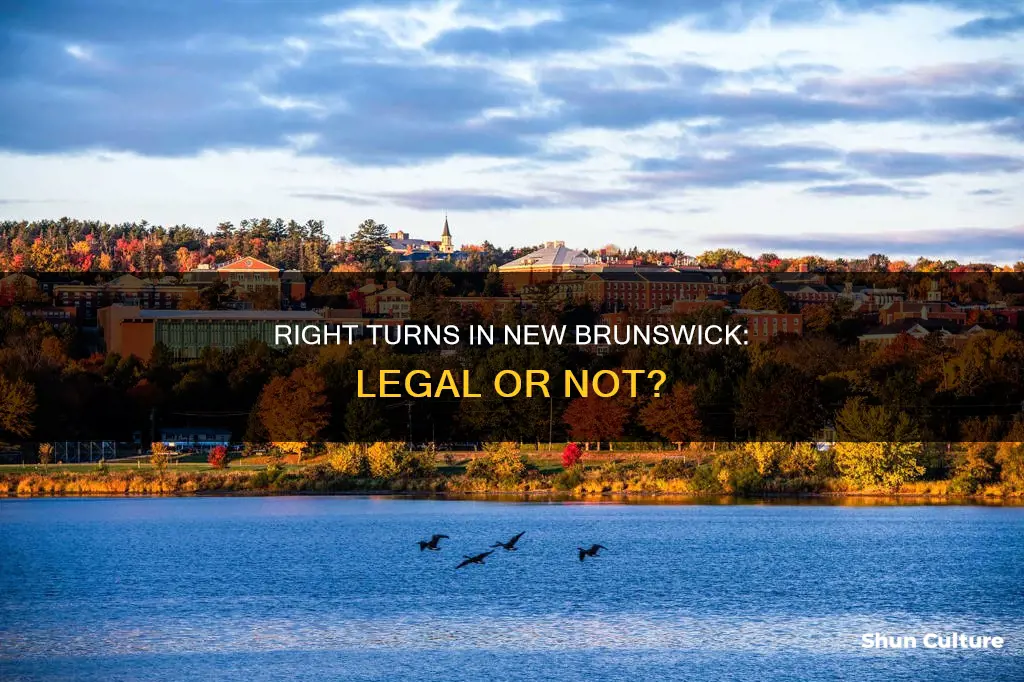 are you turns illegal in new brunswick