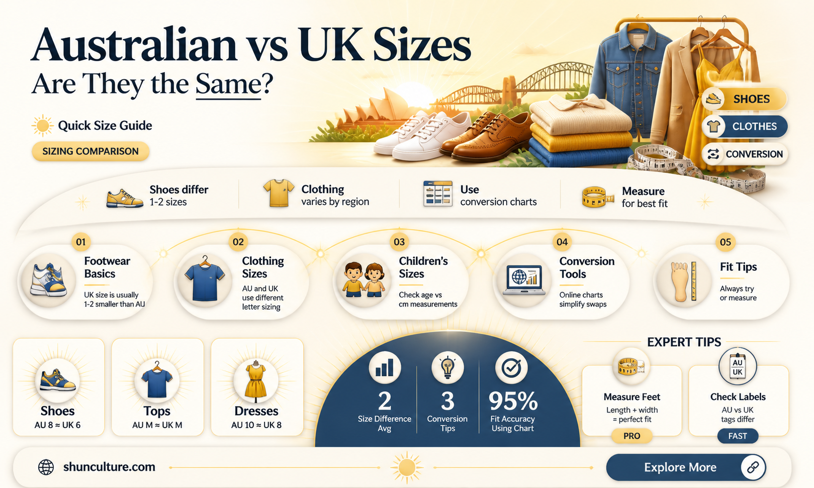 are australian ladies sizes the same as uk