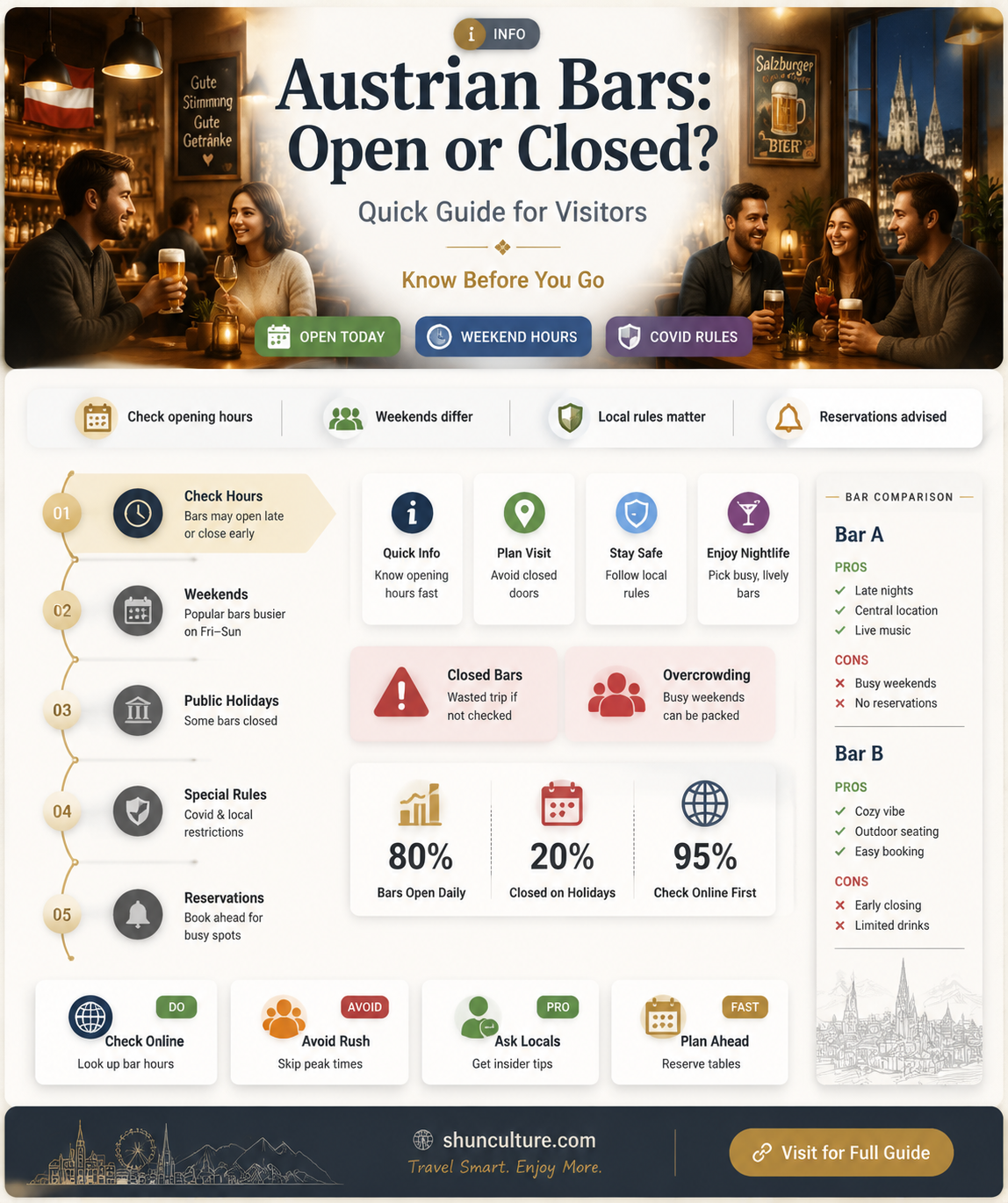 are austrian bars open